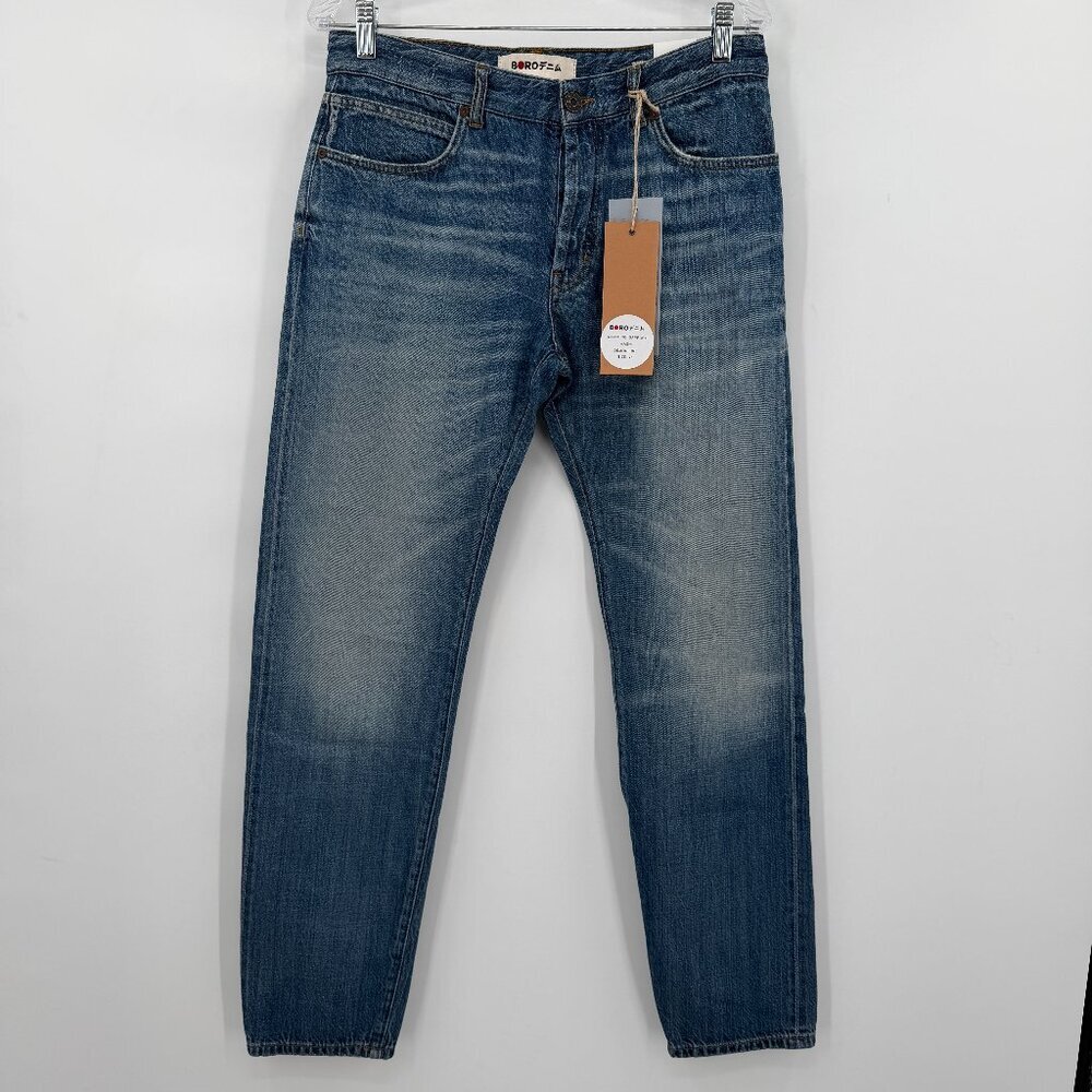BORO Denim “Sapporo” Japanese Handcrafted Mid Rise Tapered Jeans 28 NWT